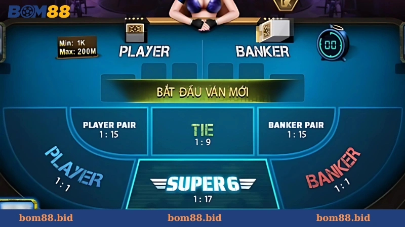 Hạn chế lựa chọn cửa hoà - Bí quyết chơi Baccarat tại BOM88