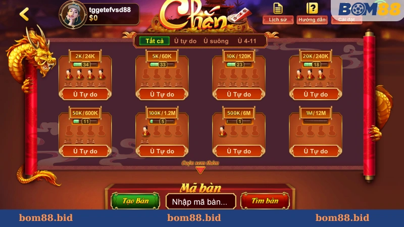 Tham gia sòng cược với mức đặt thấp